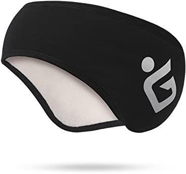 Barakara Ohrenw채rmer Winter Frauen Kinder, Faltbare Dicke Warme Pl체sch Ohrensch체tzer Reflektierend Sport Stirnband Fleece Gef체ttert, Winddicht Earmuffs f체r Laufen Fahrrad Reiten Ski Outdoor