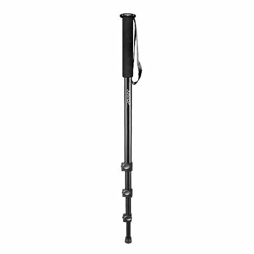 JUSTOP 61 Monopod for DSLR Digital Cameras, Portable And Extendable, Lightweight Compact, Portable Travel Unipod Stand Alpenstock with Carrying Bag