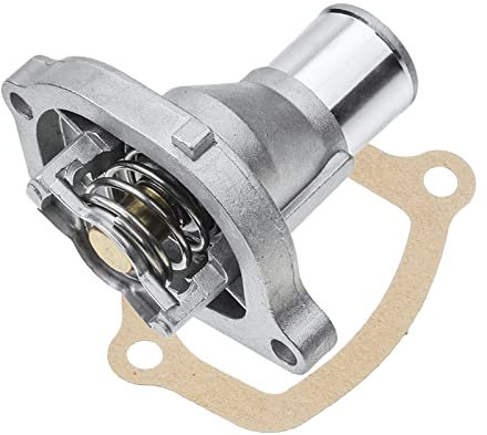 Frankberg Kühlmittel Thermostat mit Gehäuse Dichtung Kompatibel mit Doblo 2001-2005 Panda 1982-Heute Punto 1993-2012 Tipo 1988-1991 Replace# 7545958