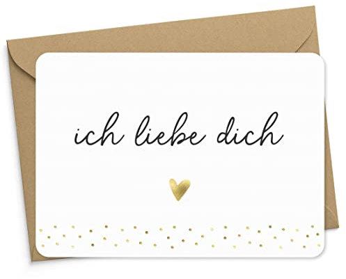 KuschelICH ich liebe dich Karte DIN A6 mit Briefumschlag (liebedich)