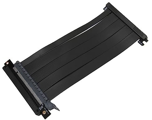 Garsent PCIe 4.0 Riser Cable, Dual Reverse PCIE4.0 X16 Graphics Card, Independent Segmented Flexible Shielded High Speed Extension Cable, for RTX3060ti, RTX3060, RX6900XT, RX6800XT