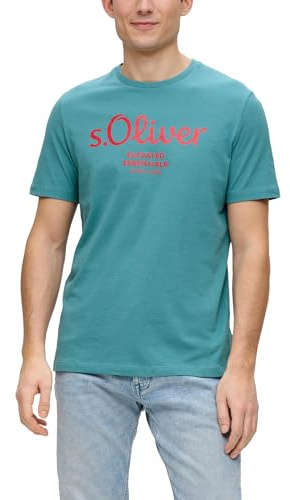 s.Oliver Baumwoll-T-Shirt mit Logo-Print