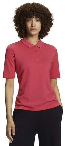 FALKE Damen Basic Pique Polo W Pl Baumwolle weich hautfreundlich bequem sehr leicht1, Lila Fuchsia 8856, L