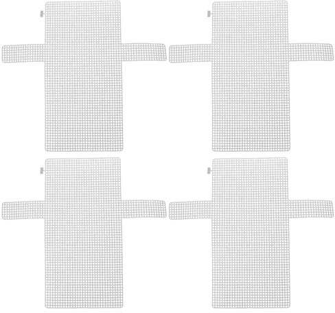 4Piezas Malla Plástica DIY para Manualidades Tejidas para Hacer Bolsos y Proyectos