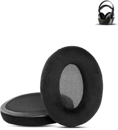 XRHTONG Sostituzione padiglioni morbidi compatibili con cuffie Philips SHD8850/12 SHD8800/12 Cuscinetti (Tessuto morbido/schiuma ad alta densità)