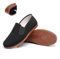 OTEB Kung Fu Wing Chun Schuhe for Herren, Freizeitschuhe aus schwarzem Stoff im Alten Peking-Stil, traditionelle chinesische Kampfsportschuhe, Sport-Sneaker(45 EU)