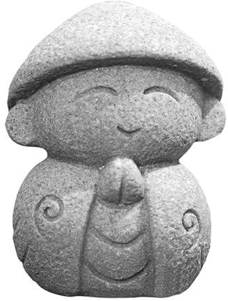 Milisten Kleiner Buddha Figur Maitreya Dekor Für Zen Garten Tee Tisch Ornament Aus Stabiler Imitat-Limestone Kompakte Größe Für Wohnzimmer Und Büro