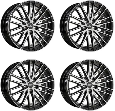 4x Oxigin Felgen Alufelgen 19 Oxspoke 8,5x18 ET35 5x112 black full polish kompatibel mit BMW 1 2 3 X2