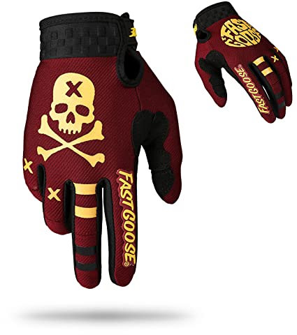 Fast passion Dirt Bike Motorradhandschuhe, Motocross-Handschuhe, Motorrad, Reiten, Fahrrad-Handschuhe, ATV MX, MTB, Offroad-Rennsport, Sport, Radhandschuh (1 Kastanienbraun, M)