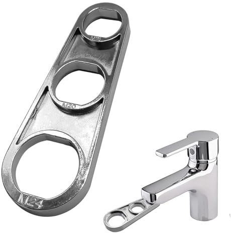 Multi-use Faucet Aerator Key,Faucet Aerator Wrench,Tap Aerator,Efficient Water Flow Adjusting Tool,Water Saver Tap Filter Nozzle Faucet Aerators Replacement Parts,Water-Cock Removal Wrench Tool