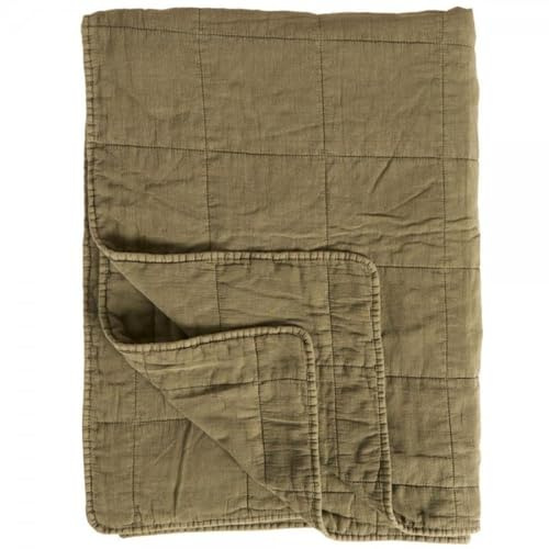 IB Laursen Klassischer Quilt Olive B: 130 L: 180