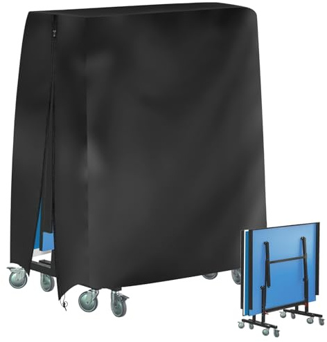 Funda protectora Oxford para mesa de ping pong, 165 x 70 x 185 cm, impermeable, resistente al agua