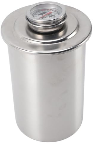 OVAQUIXI Porta Prosciutto Durevole in Acciaio Inossidabile con Termometro, Pressa per Carne di Grande capacità Cottura Efficiente, Aggiunta Versatile a Qualsiasi