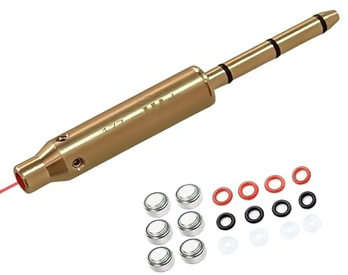 TRIMAX Colimador Láser 4,5mm (.177) para Armas de balines (Aire Comprimido) | Calibrar el Visor rápido - [Uso Exclusivo Actividades Deportivas]
