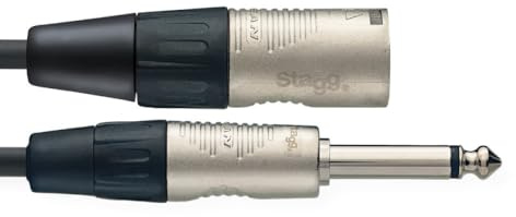 Stagg N-Series Audio Cable 3m - Mono Jack / XLR Male