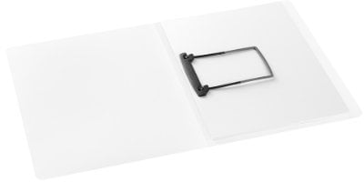 Jalema 1401030 Clipmappe A4, Lucido, Weiß-Transparent