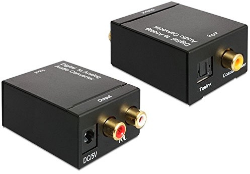 Delock 62444 Audio Konverter Analog zu Digital schwarz