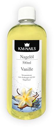KM-Nails Nagelöl Vanille Duft super Duft & Pflege 500ml