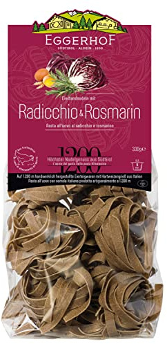 Radicchio und Rosmarin Tagliatelle 330 gr. - Eggerhof - Ahrntal Natur