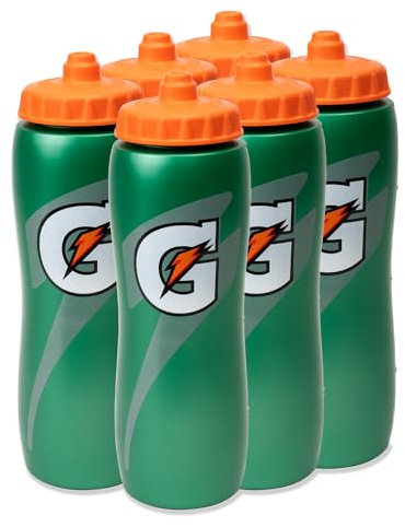 Gatorade 32 Oz Squeeze Water Sports Bottle - Value - New Easy Grip Design for 2014 by Gatorade
