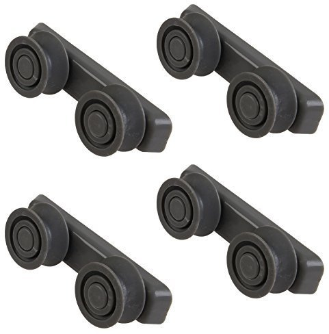 Rounded Rail Runner Guide Basket Wheel Support For Baumatic Dishwashers 4PK