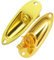 2pcs Boat Style 1/4 Loaded Guitar Pickup Output Jack Plug Socket plate and Screws ferrule for Fender Strat Stratocater Electric Guitar (Gold)