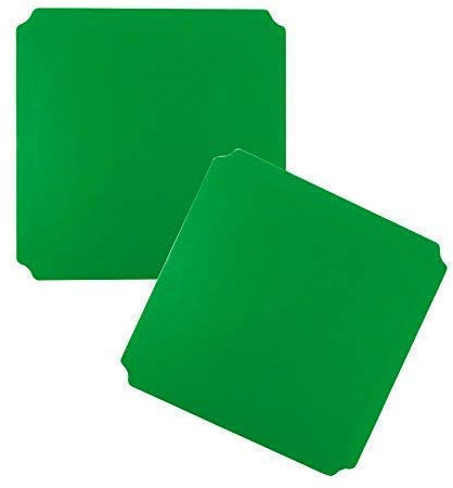 move and stic 2er Set Platte grün 40x40 cm