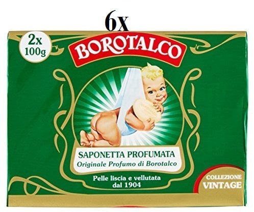 6x BOROTALCO ROBERTS Handseife seife StückSeife Stück 2x100g MIT ALOE VERA