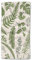 HGOD DESIGNS Badetücher mit grünen Blättern und Farnmuster, 100 % Baumwolle, weich, für Badezimmer, Küche, Hotel, Spa, 38,1 x 76,2 cm