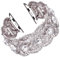 Vikoros Braccialetti compatibili con Apple Watch Band 38 mm, 40 mm, 41 mm, Ultra iWatch Series 8, 7, 6, 5, 4, 3 2 1 SE, per donne ragazze, graziosi cinturini elastici in metallo con strass, argento