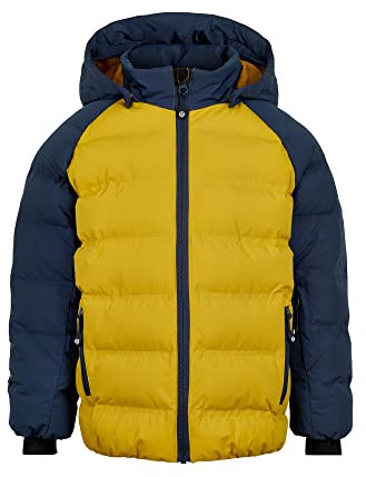 Color Kids Unisex Kinder Ski Jacket, Quilted, AF 10.000 Jacke, Schwefel, 104 cm