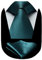 HISDERN Krawatte Dunkelgrün Business Krawatte mit Einstecktuch Hochzeit Party Krawatten Set für Männer Geschenke zum Valentinstag Herren krawatte taschentuch,Waldgrün