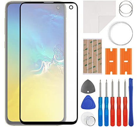 swark Kit de réparation d'écran en verre pour Samsung Galaxy S10e SM-G970 avec kit d'outils