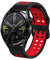 KeeFos 22mm Bracelet pour Huawei Watch GT 5 46mm/Watch GT 5 Pro 46mm/Watch GT 4 46mm, Bracelet de Sport en Silicone pour Xiaomi Watch S4 Sport/Watch S3/Watch 2/Watch 2 Pro/Watch S1 Pro (Noir+Rouge)