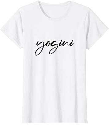 YOGINI - Yoga Fun Love Om Peace Namaste Statement T-Shirt