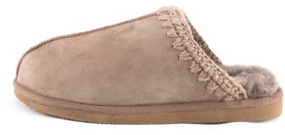 Shepherd of Sweden - Selina Lammfell-Hausschuhe - Damen - 100% Echtes Lammfell - Schlupfmodell - Bequem - Weich und warm - Größe 40