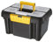 Virsus Cassetta per attrezzi 1303, misura 35,5x26x20 cm, colore nero e giallo, Box Valigia portautensili con coperchio e scomparti per viti, bulloni e chiodi, maniglia ergonomica (10 Litri)