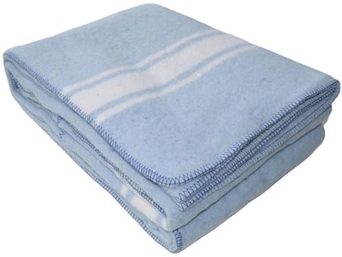 DHESTIA HOME - Manta para Yoga y Meditación Algodón Mezcla 140X200 cm - Color Azul, Talla 140X200 cm