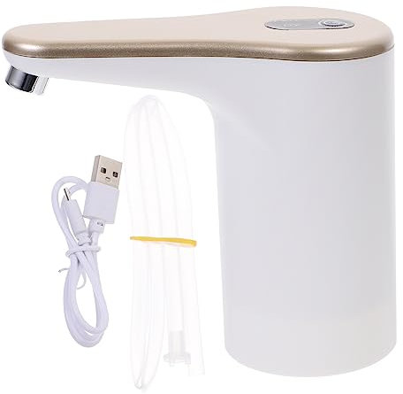 SOESFOUFU Distributeur Eau Électrique Portable Rechargeable Pompe à Bouteille Universelle Alimentaire Avec Chargeur Usb Pour Maison École Et Bureau