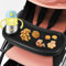 Stroller Snack Tray with Cup Holder Universal Stroller Food Tray Removable Baby Stroller Snack Tray with Adjustable Buckle and 2 Hooks Reusable Stroller Snacks Holder for Strollers