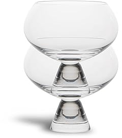 Sagaform ByOn Dessertweinglas Indy 2er Set Transparent mit Fuß und einem Volumen von 0,24L, 5263927900