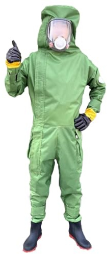 BSapp Bee Suit Double Layer Fabric Upgraded Gloves and Shoes, Strong Fan Anti Sting wasp Suit (Color : Green, Size : XXXL)