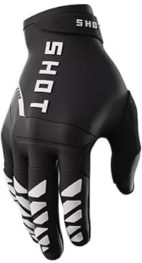 Shot Core Motocross Handschuhe, schwarz/weiß, 10