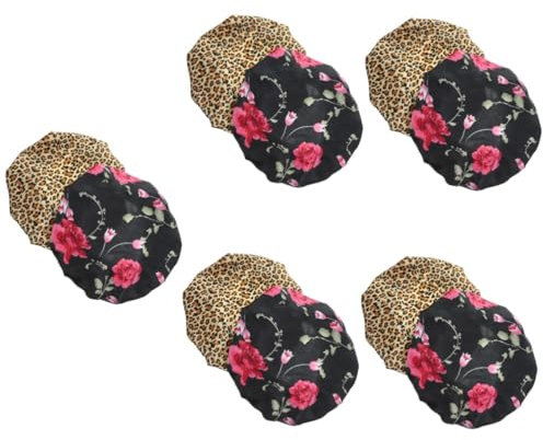 Healvian 10pcs Sleeping Hat for Women Satin Bonnet Hair Bonnet for Sleeping Head Wrap