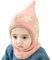 Generisch Kinder Strickmütze - Unisex Weiche Strickmütze Warme Schalmütze Kindermütze Mütze Schal Set Beanie Kindermützen Autumn Babymütze Neugeborene Hüte für Kleinkind Kinder 2-6 Jahre