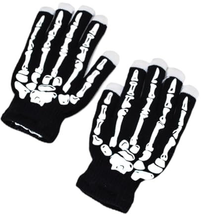 Amagogo LED-Handschuhe für Erwachsene, Handschuhe, Fäustlinge für Bühnenauftritte, Rave, Dress up, Karneval