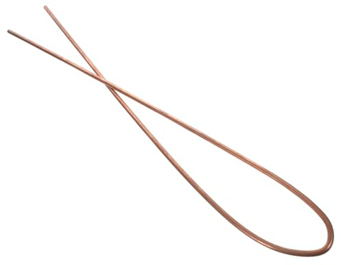 JECOMPRIS Kupfer-rundstäbe 5 Mm Durchmesser 1 Meter Länge Für Metallverarbeitung Und Handwerk