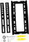 Gadpiparty Tv Wall Bracket Adjustable Steel Tv Bracket for Televisions Ultra Low Profile Design Compatible with Tvs Black Finish and Safe Mounting