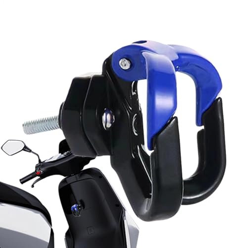 Mwqpgyh Gancio per bagagli per moto, doppio gancio per motorini e scooter, gancio per cuffie per scooter elettrico, gancio in metallo per casco da moto, per borse, bagagli