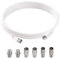 KUOQIY 1m 75 Ohm Cable Coaxial RG6, F Macho a F Macho Alta Velocidad Cable Antena TV RG6, con 6 Piezas Acopladores de Extensión, para Caja de Cables, TV, Satélite, Enrutador Digital